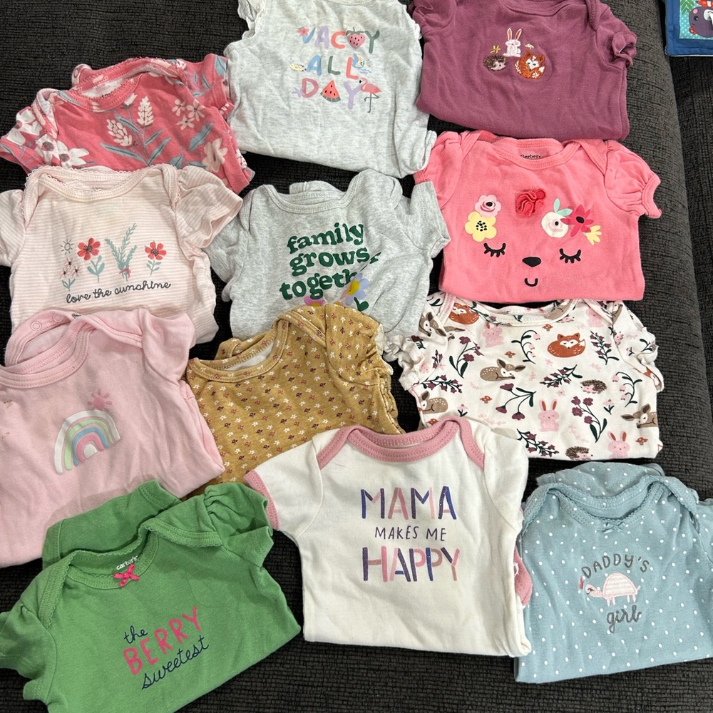 Baby girl onsies